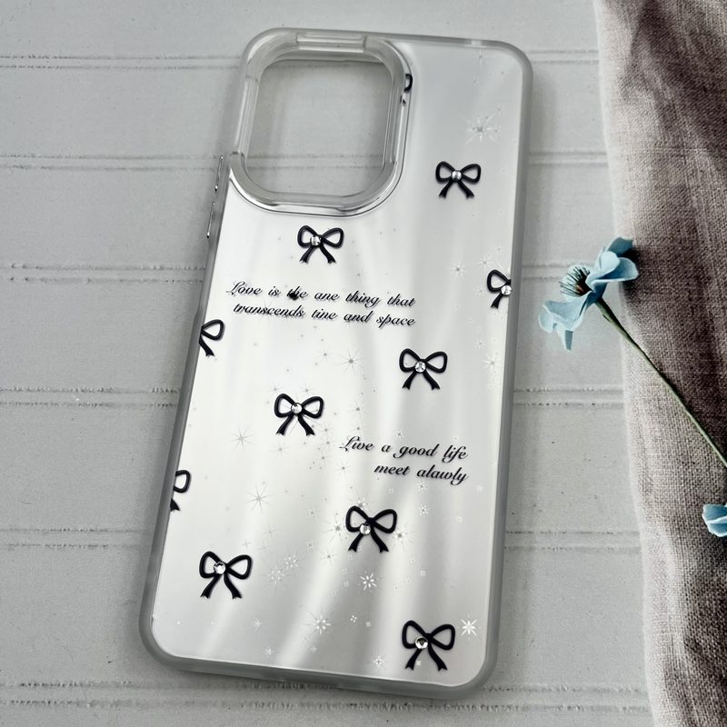 قاب گوشی Redmi 13C / Poco C65 شیائومی Star Case کهکشانی نگین برجسته لوکس طرح پاپیون کد 10935 - Image 2