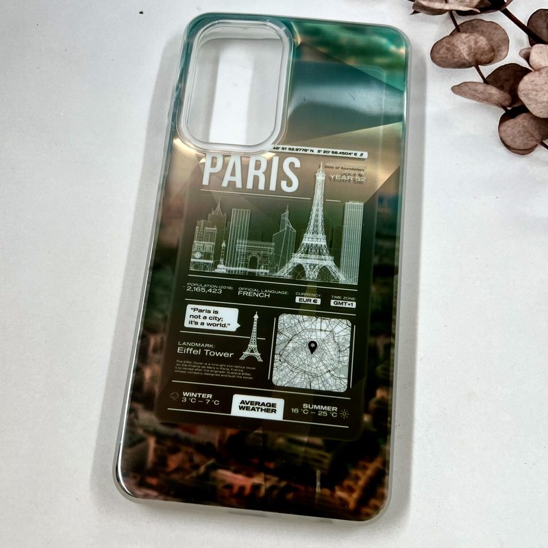 قاب گوشی Galaxy A52 / Galaxy A52S سامسونگ 3D Lux Case سه بعدی اسپرت ضد ضربه طرح Paris کد 11189 - Image 2