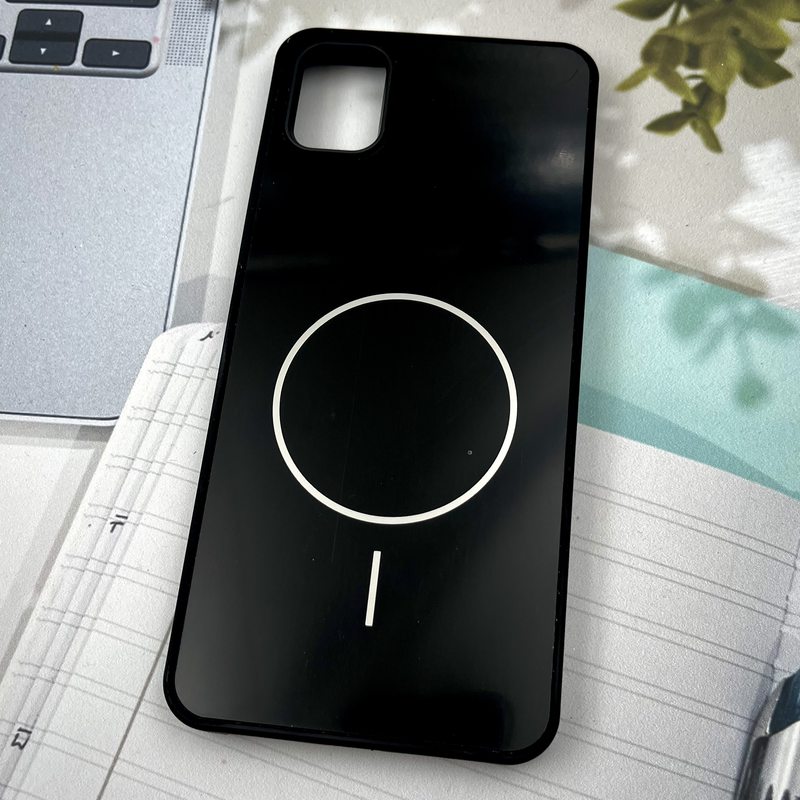 قاب گوشی Galaxy A05 سامسونگ PVD CASE طرح مگ سیف Magsafe اسپرت لنز برجسته مشکی کد 13298 - Image 2