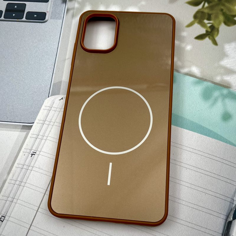 قاب گوشی Galaxy A06 سامسونگ PVD CASE طرح مگ سیف Magsafe اسپرت لنز برجسته صحرایی کد 16682 - Image 2
