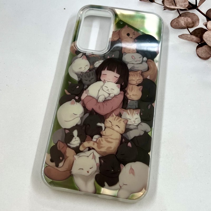قاب گوشی Galaxy A14 سامسونگ 3D Lux Case سه بعدی اسپرت ضد ضربه طرح Cat Girl کد 17207 - Image 2