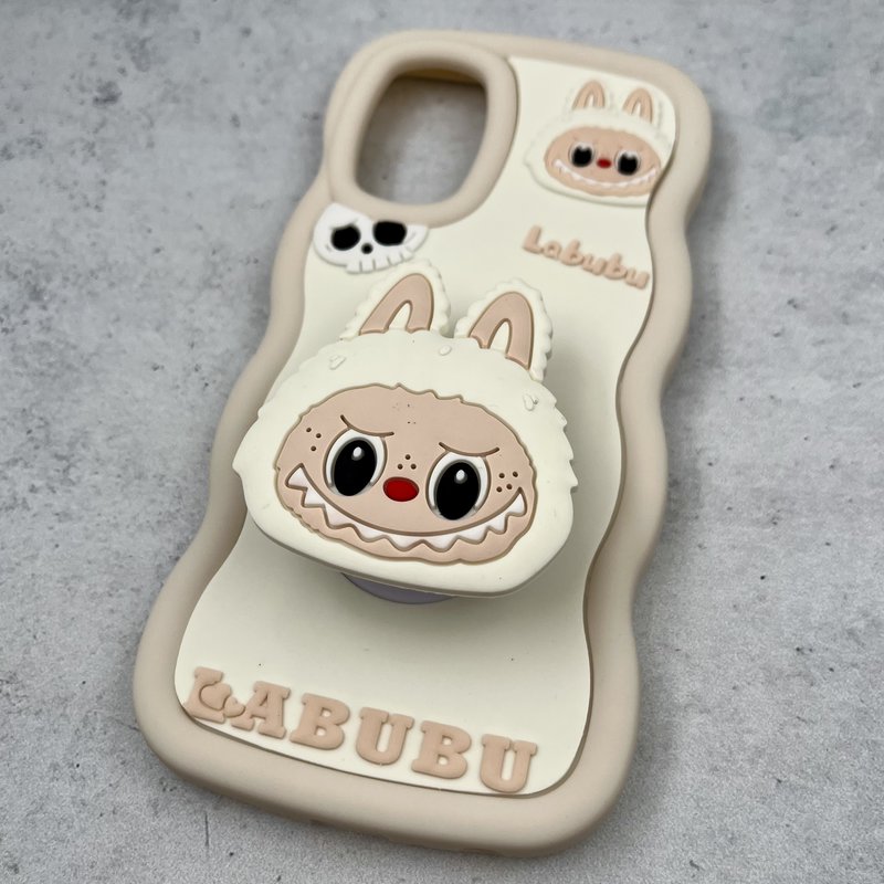 قاب گوشی Galaxy A32 4G سامسونگ Toy Case عروسکی سیلیکونی پاپ سوکتی ضد ضربه طرح لبوبو کرمی کد 18165 - Image 2