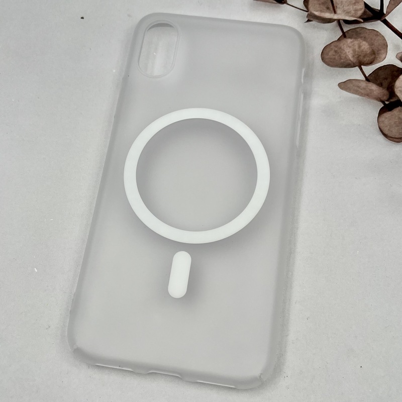 قاب گوشی iPhone X / iPhone XS آیفون Premium Case مات Slim مگ سیف Magsafe اورجینال سفید کد 20299 - Image 2