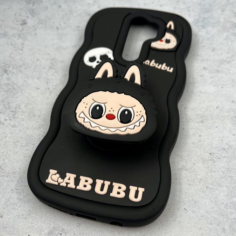قاب گوشی Redmi Note 8 Pro شیائومی Toy Case عروسکی سیلیکونی پاپ سوکتی ضد ضربه طرح لبوبو مشکی کد 20397 - Image 2