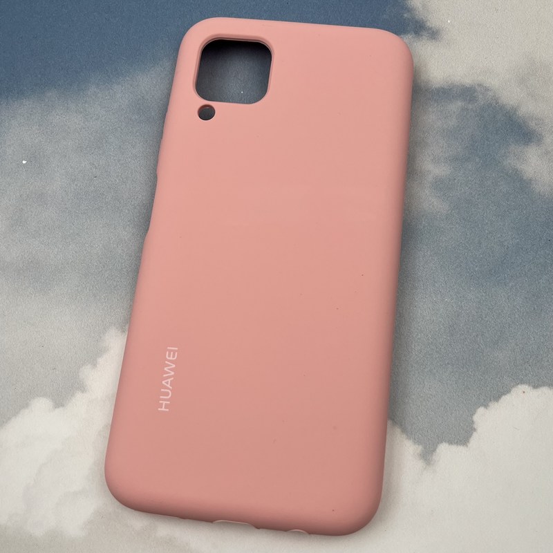 قاب گوشی Huawei Nova 7i هوآوی سیلیکونی پاک کنی اورجینال داخل پارچه ای رنگ گلبهی کد 21406 - Image 2