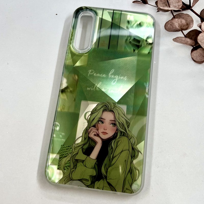 قاب گوشی Galaxy A30S / Galaxy A50S / Galaxy A50 سامسونگ 3D Lux Case سه بعدی اسپرت ضد ضربه طرح Green Girl کد 24331 - Image 2