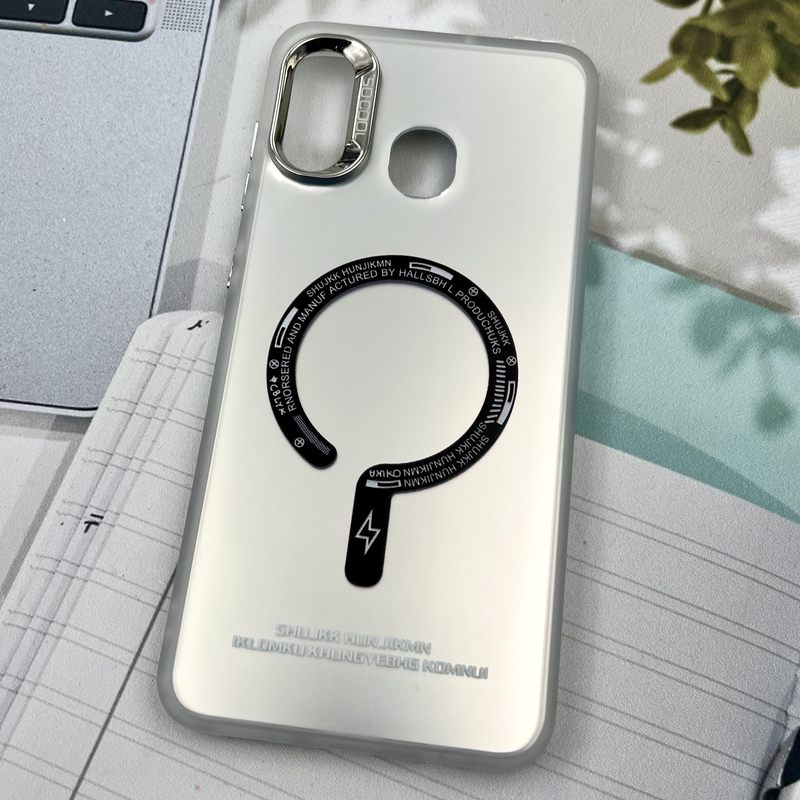 قاب گوشی Galaxy A20 / A30 سامسونگ So Cool اورجینال طرح مگ سیف New Magsafe لنز متال نقره ای اسپرت کد 26694 - Image 2
