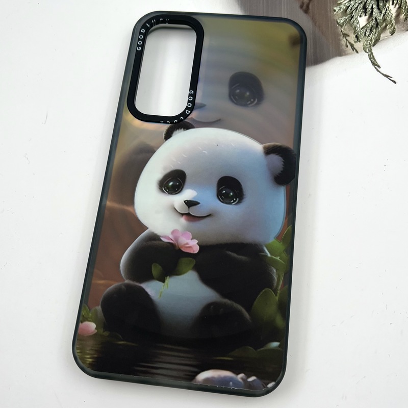 قاب گوشی Galaxy S23 FE سامسونگ Good Luck ایربگ دار هولوگرامی طرح پاندا لنز برجسته کد 27427 - Image 2