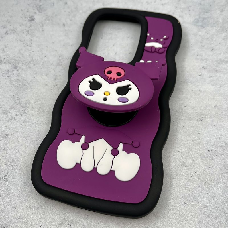 قاب گوشی Redmi Note 14S / Redmi Note 13 Pro 4G / Poco M6 Pro 4G شیائومی Toy Case عروسکی سیلیکونی پاپ سوکتی ضد ضربه طرح کرومی کد 28542 - Image 2