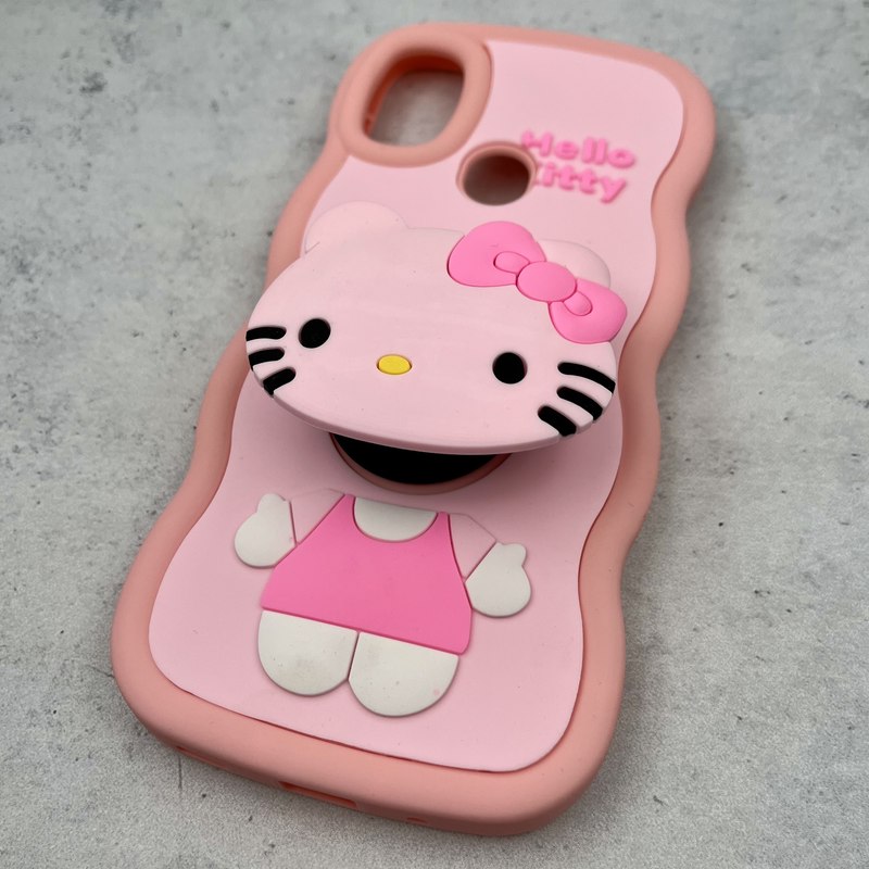 قاب گوشی Galaxy A11 / Galaxy M11 سامسونگ Toy Case عروسکی سیلیکونی پاپ سوکتی ضد ضربه طرح هلو کیتی کد 28598 - Image 2