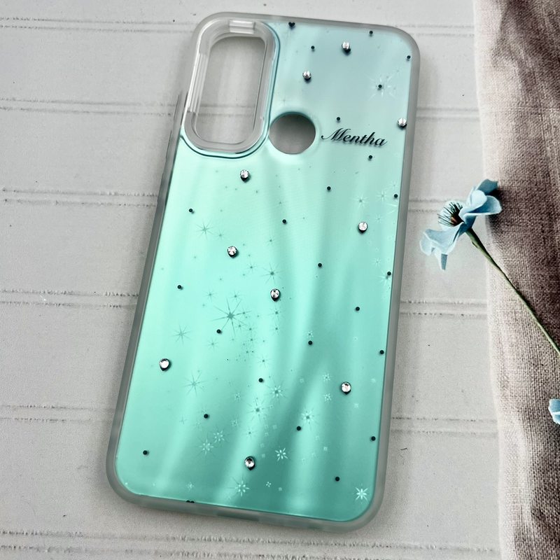 قاب گوشی Redmi Note 8 / Redmi Note 8 2021 شیائومی Star Case کهکشانی نگین برجسته لوکس طرح موج کد 29540 - Image 2