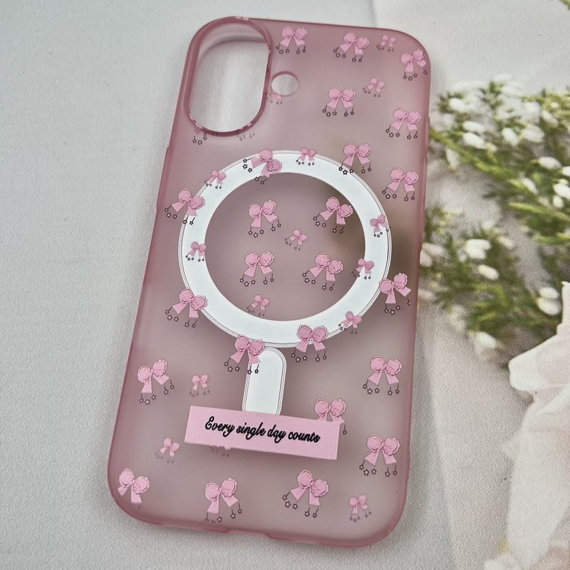 قاب گوشی iPhone 16 آیفون Sticker Case مات مگ سیف Magsafe اورجینال طرح پاپیون کد 31268 - Image 2