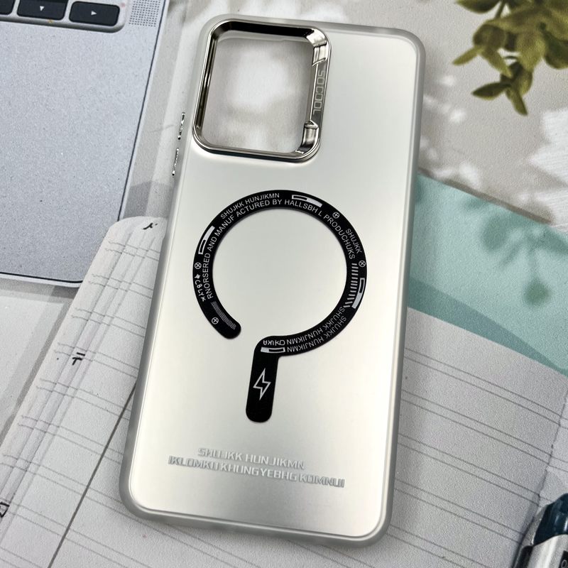 قاب گوشی Redmi Note 12 4G شیائومی So Cool اورجینال طرح مگ سیف New Magsafe لنز متال نقره ای اسپرت کد 35060 - Image 2