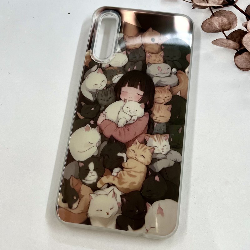 قاب گوشی Galaxy A30S / Galaxy A50S / Galaxy A50 سامسونگ 3D Lux Case سه بعدی اسپرت ضد ضربه طرح Cat Girl کد 37693 - Image 2
