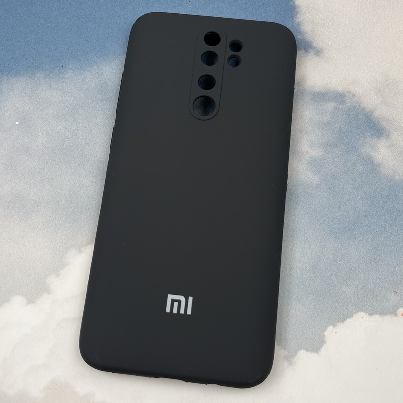قاب گوشی Redmi Note 8 Pro شیائومی سیلیکونی پاک کنی اورجینال داخل پارچه ای محافظ لنز دار رنگ خاکستری کد 37808 - Image 2