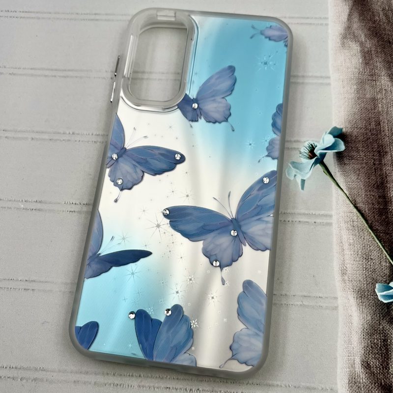 قاب گوشی Galaxy A15 سامسونگ Star Case کهکشانی نگین برجسته لوکس طرح پروانه کد 40752 - Image 2