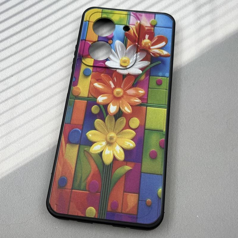 قاب گوشی Redmi A5 / Poco C71 شیائومی سیلیکونی Rock محافظ لنز دار طرح گل کد 41044 - Image 2