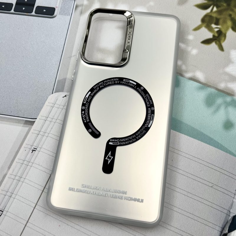 قاب گوشی Galaxy A73 سامسونگ So Cool اورجینال طرح مگ سیف New Magsafe لنز متال نقره ای اسپرت کد 42918 - Image 2