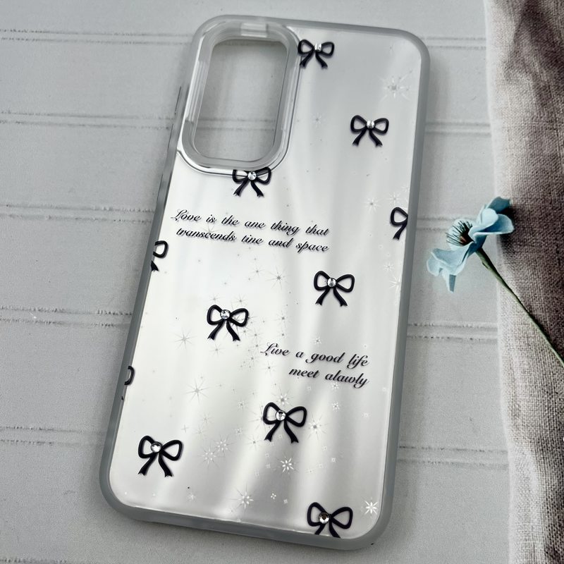 قاب گوشی Galaxy S23 FE سامسونگ Star Case کهکشانی نگین برجسته لوکس طرح پاپیون کد 44069 - Image 2