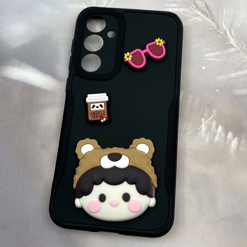 قاب گوشی Galaxy S23 FE سامسونگ Pinhole Case عروسکی لنز برجسته سیلیکونی طرح پسر محافظ لنز دار کد 44937 - Image 2