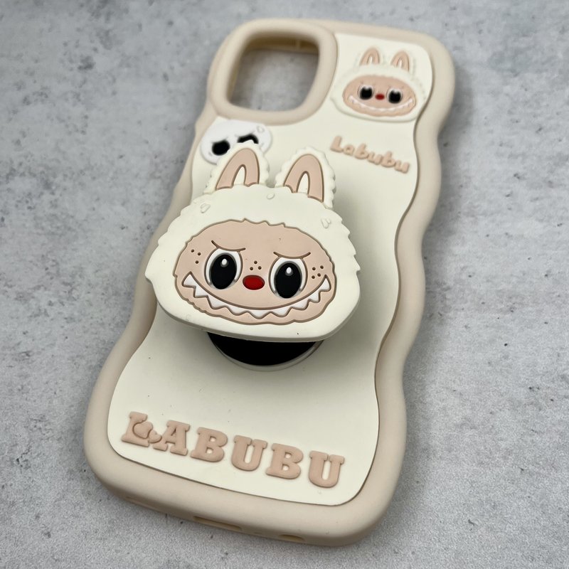 قاب گوشی Galaxy A12 / Galaxy M12 سامسونگ Toy Case عروسکی سیلیکونی پاپ سوکتی ضد ضربه طرح لبوبو کرمی کد 46163 - Image 2
