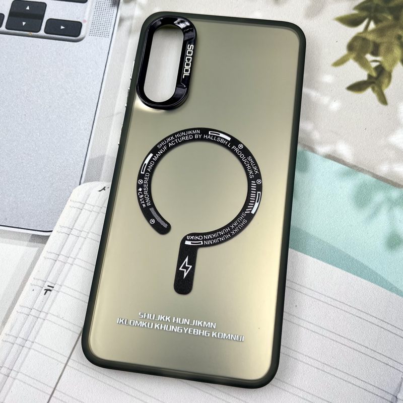 قاب گوشی Galaxy A30S / Galaxy A50S / Galaxy A50 سامسونگ So Cool اورجینال طرح مگ سیف New Magsafe لنز متال کرومی اسپرت کد 50294 - Image 2