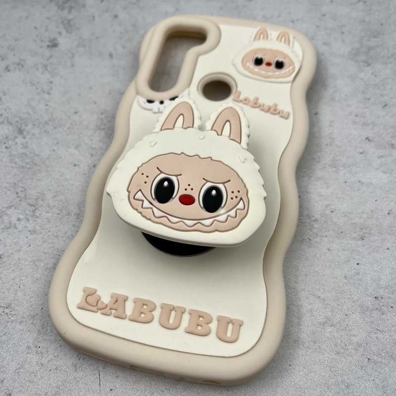 قاب گوشی Redmi Note 8 / Redmi Note 8 2021 شیائومی Toy Case عروسکی سیلیکونی پاپ سوکتی ضد ضربه طرح لبوبو کرمی کد 51023 - Image 2
