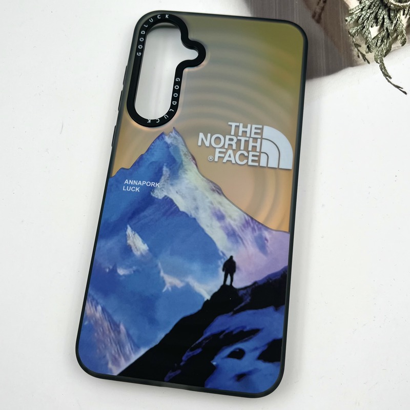 قاب گوشی Galaxy A55 سامسونگ Good Luck ایربگ دار هولوگرامی طرح The North Face لنز برجسته کد 51438 - Image 2