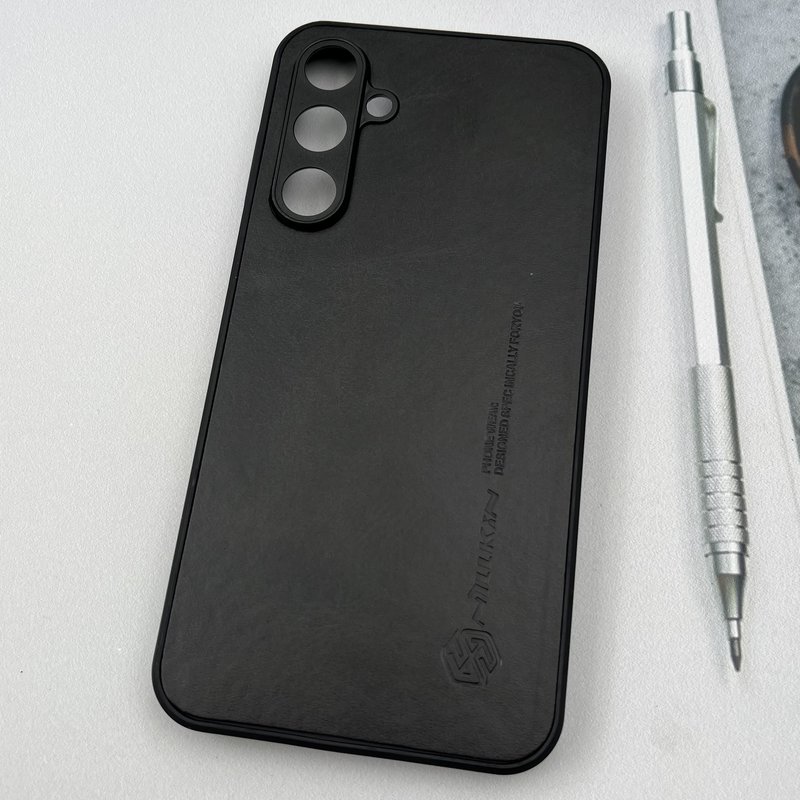 قاب گوشی Galaxy S23 FE سامسونگ Nillkin Case چرم نیلکین کلاسیک محافظ لنز دار برجسته مشکی کد 51685 - Image 2