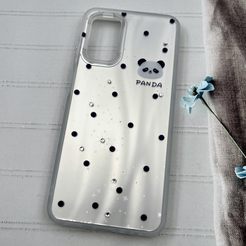 قاب گوشی Galaxy A13 4G / Galaxy A04S سامسونگ Star Case کهکشانی نگین برجسته لوکس طرح پاندا کد 51721 - Image 2