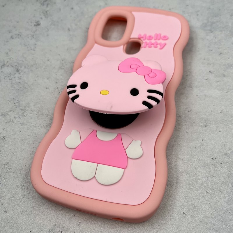 قاب گوشی Galaxy A21S سامسونگ Toy Case عروسکی سیلیکونی پاپ سوکتی ضد ضربه طرح هلو کیتی کد 51967 - Image 2