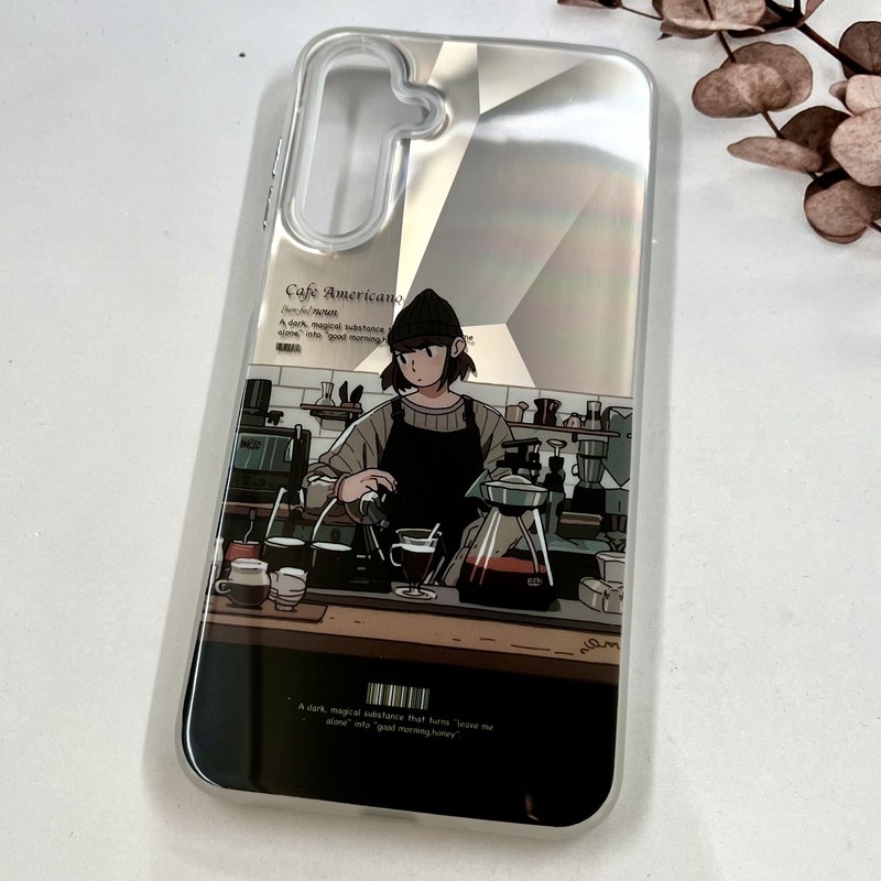 قاب گوشی Galaxy A16 سامسونگ 3D Lux Case سه بعدی اسپرت ضد ضربه طرح Barista Girl کد 55036 - Image 2