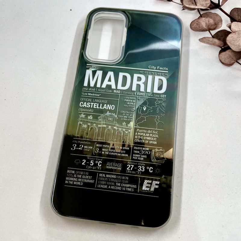 قاب گوشی Galaxy A14 سامسونگ 3D Lux Case سه بعدی اسپرت ضد ضربه طرح Madrid کد 58279 - Image 2