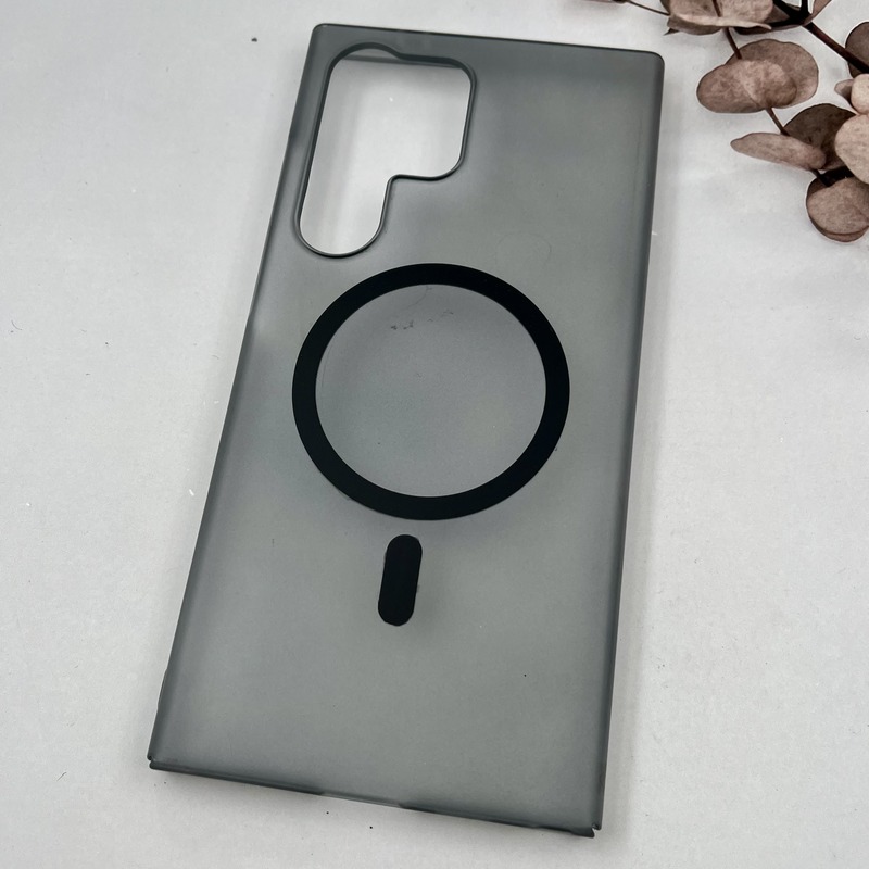 قاب گوشی Galaxy S24 Ultra سامسونگ Premium Case مات Slim مگ سیف Magsafe اورجینال مشکی کد 60639 - Image 2