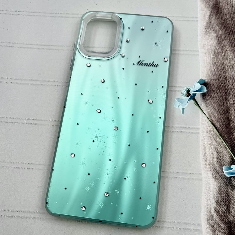 قاب گوشی Galaxy A06 سامسونگ Star Case کهکشانی نگین برجسته لوکس طرح موج کد 63049 - Image 2