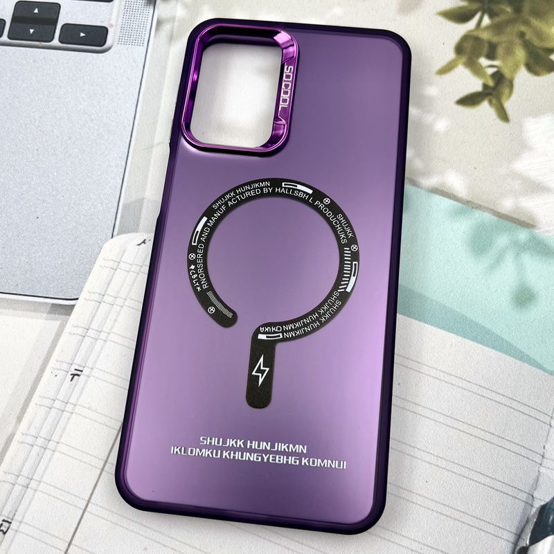 قاب گوشی Galaxy A23 سامسونگ So Cool اورجینال طرح مگ سیف New Magsafe لنز متال بنفش اسپرت کد 63837 - Image 2