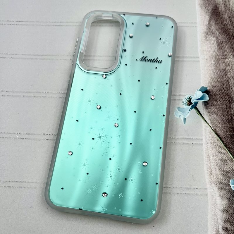 قاب گوشی Galaxy S23 FE سامسونگ Star Case کهکشانی نگین برجسته لوکس طرح موج کد 64465 - Image 2