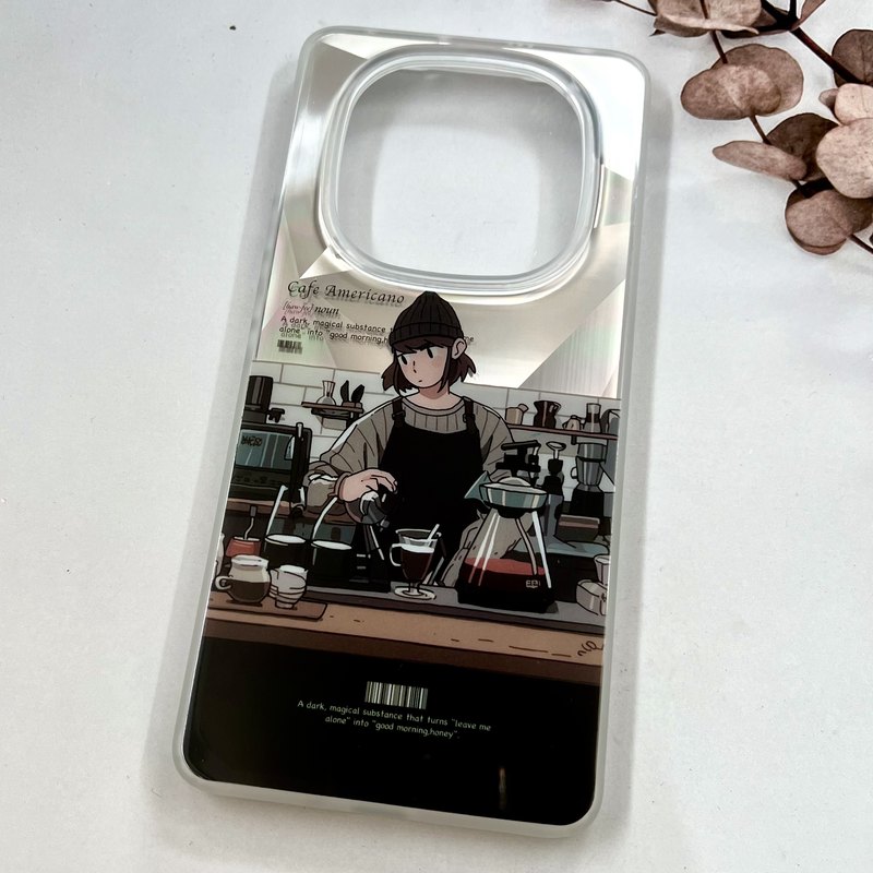 قاب گوشی Redmi Note 14 Pro 4G شیائومی 3D Lux Case سه بعدی اسپرت ضد ضربه طرح Barista Girl کد 67205 - Image 2