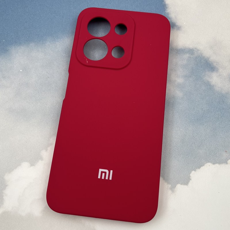 قاب گوشی Redmi 15C / Poco C85 شیائومی سیلیکونی پاک کنی اورجینال داخل پارچه ای محافظ لنز دار آلبالویی کد 67604 - Image 2