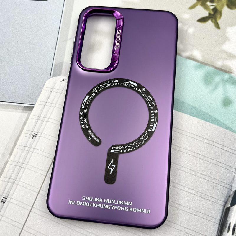 قاب گوشی Galaxy A35 سامسونگ So Cool اورجینال طرح مگ سیف New Magsafe لنز متال بنفش اسپرت کد 68079 - Image 2