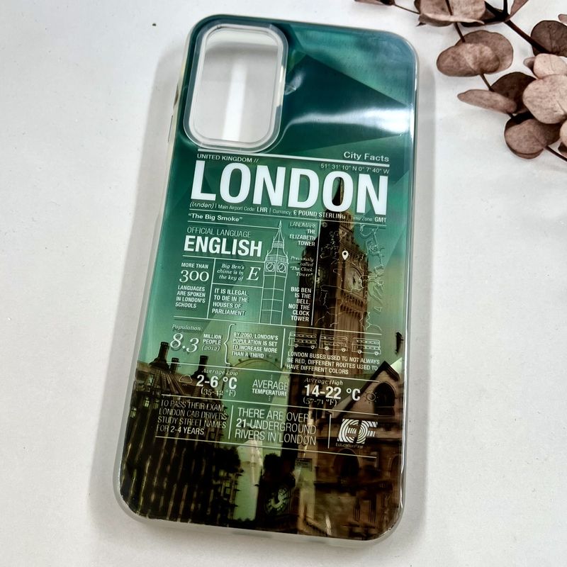 قاب گوشی Galaxy A14 سامسونگ 3D Lux Case سه بعدی اسپرت ضد ضربه طرح London کد 72229 - Image 2