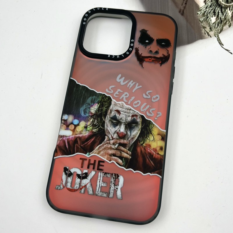 قاب گوشی iPhone 16 Pro Max آیفون Good Luck ایربگ دار هولوگرامی طرح جوکر لنز برجسته کد 72579 - Image 2