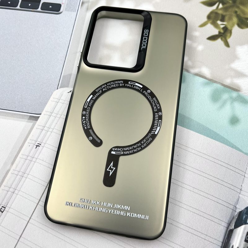 قاب گوشی Redmi A5 / Poco C71 شیائومی So Cool اورجینال طرح مگ سیف New Magsafe لنز متال کرومی اسپرت کد 72853 - Image 2