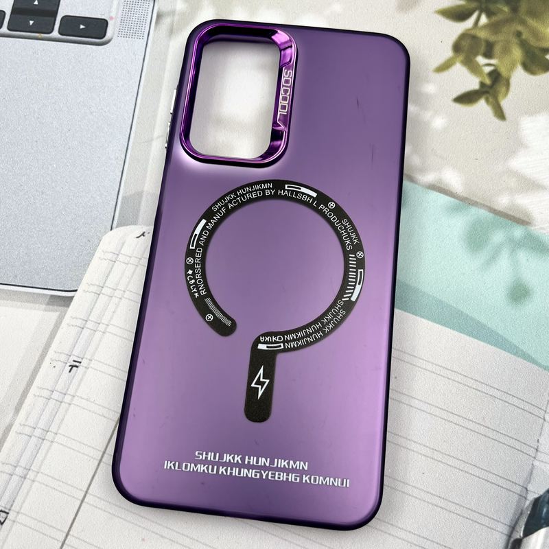 قاب گوشی Galaxy A26 سامسونگ So Cool اورجینال طرح مگ سیف New Magsafe لنز متال بنفش اسپرت کد 73362 - Image 2