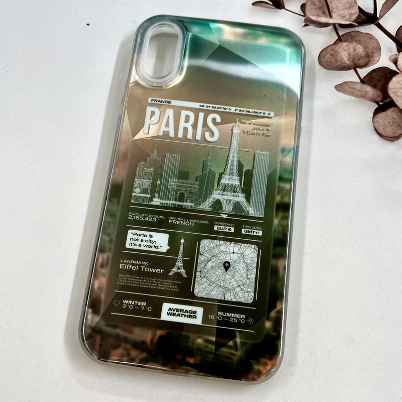 قاب گوشی iPhone X / iPhone XS آیفون 3D Lux Case سه بعدی اسپرت ضد ضربه طرح Paris کد 74959 - Image 2