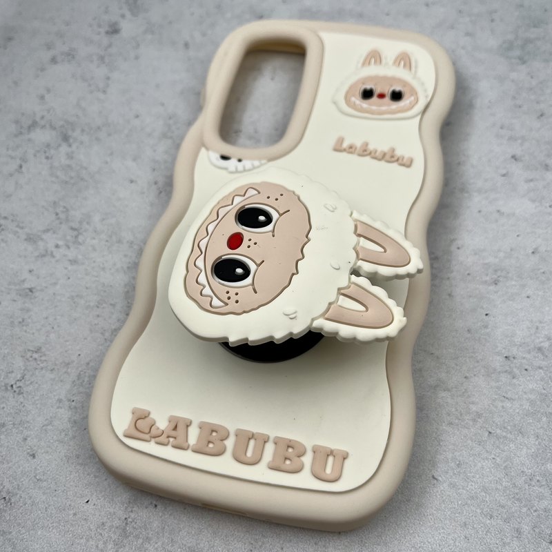 قاب گوشی Galaxy A35 سامسونگ Toy Case عروسکی سیلیکونی پاپ سوکتی ضد ضربه طرح لبوبو کرمی کد 75191 - Image 2