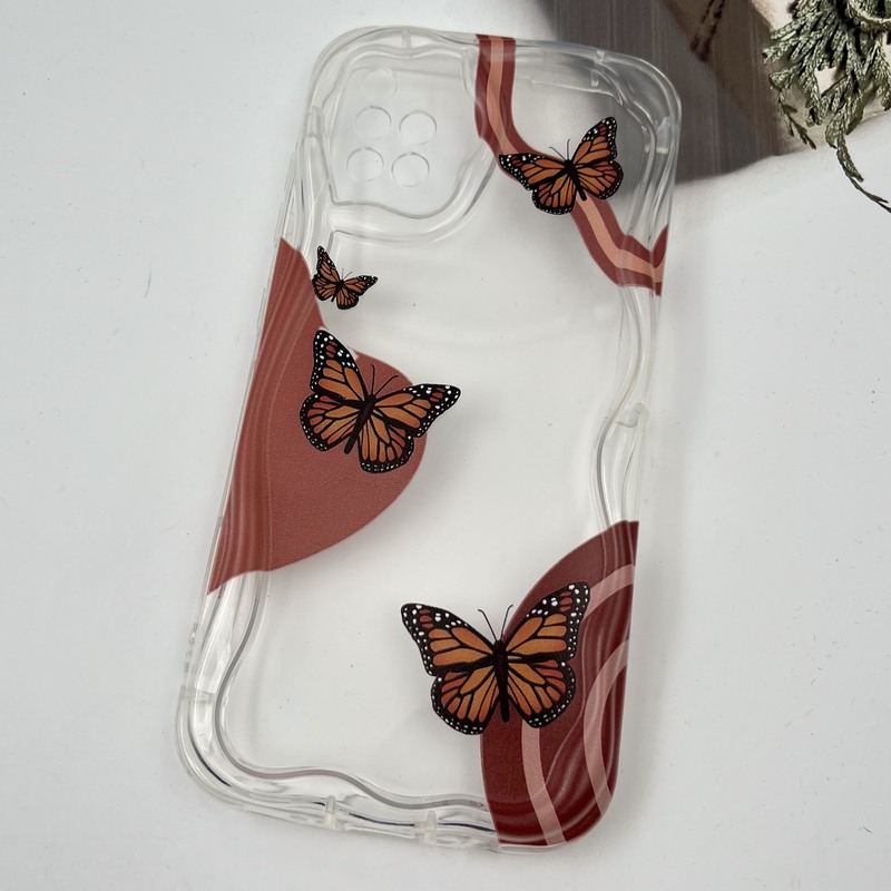 قاب گوشی Galaxy A51 سامسونگ Fantasy Case شفاف ضد ضربه طرح پروانه محافظ لنز دار کد 76641 - Image 2