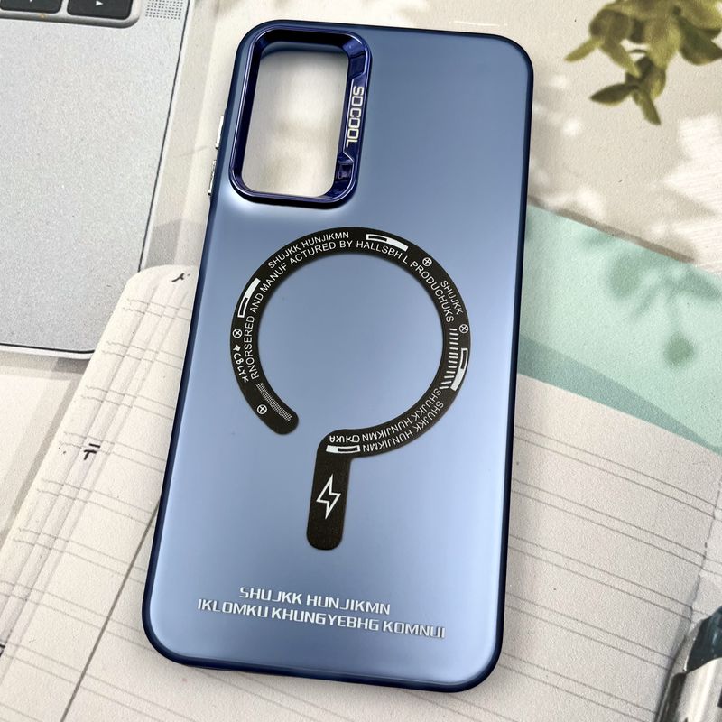 قاب گوشی Galaxy A25 سامسونگ So Cool اورجینال طرح مگ سیف New Magsafe لنز متال آبی اسپرت کد 77516 - Image 2
