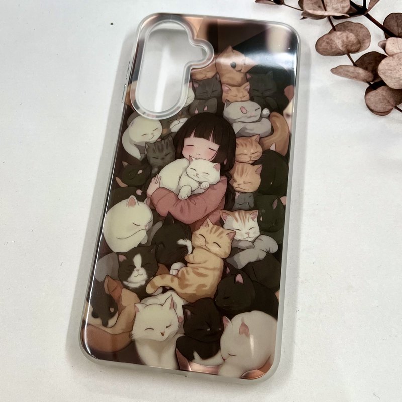 قاب گوشی Galaxy A17 سامسونگ 3D Lux Case سه بعدی اسپرت ضد ضربه طرح Cat Girl کد 78741 - Image 2