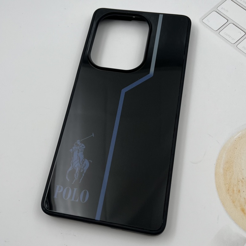 قاب گوشی Redmi Note 14S / Redmi Note 13 Pro 4G / Poco M6 Pro 4G شیائومی PVD CASE دور سیلیکونی اسپرت لنز برجسته POLO مشکی کد 80069 - Image 2